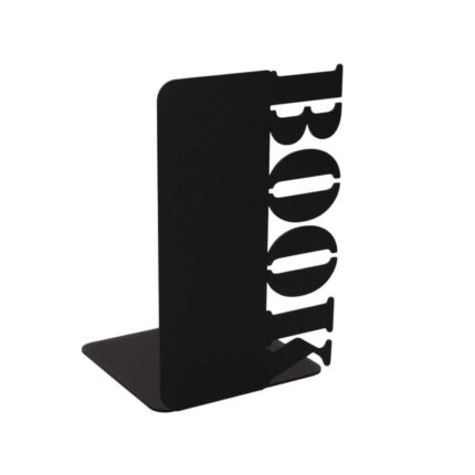 Βιβλιοστάτης μαύρος μεταλλικός book