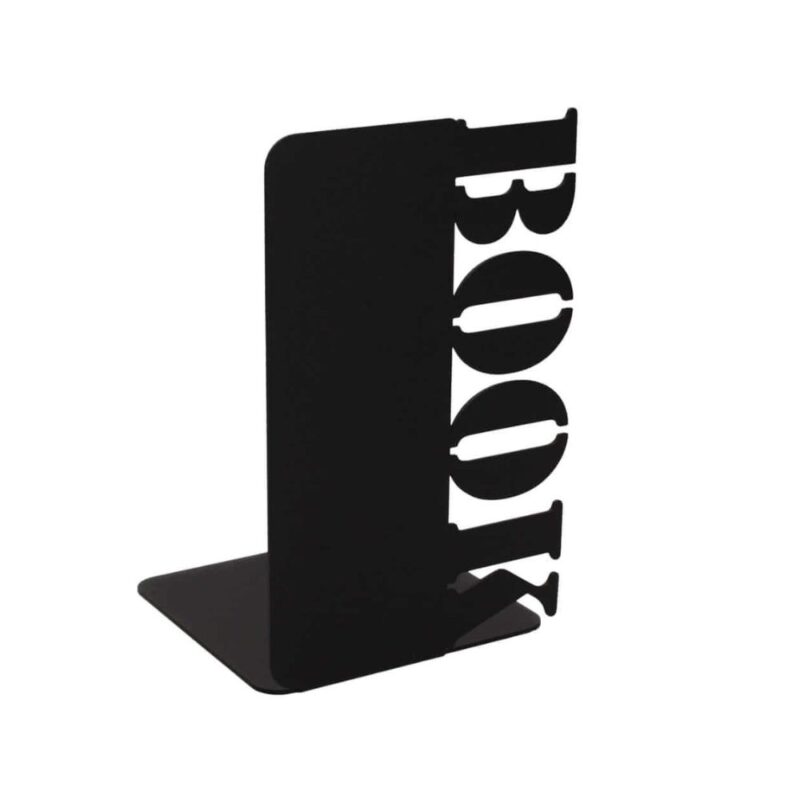 Βιβλιοστάτης μαύρος μεταλλικός book