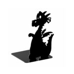 Βιβλιοστάτης μαύρος μεταλλικός σε σχήμα δράκου