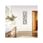 Μεταλλική Διακόσμηση Τοίχου Laser Cut Bamboo – Μαύρο | Creative Home - Image 3