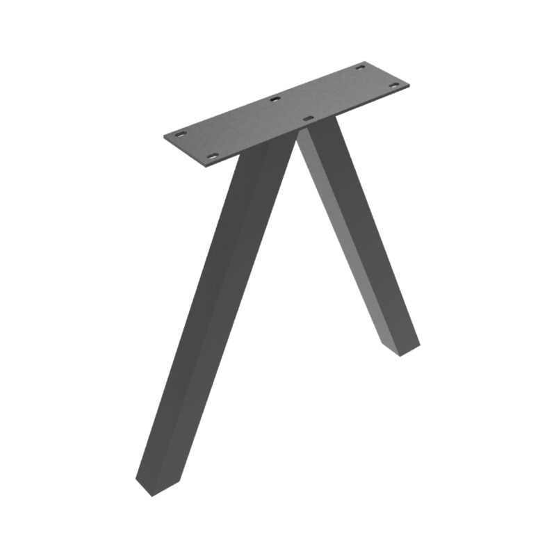 μεταλλικό πόδι τραπεζιού τύπου Α μαύρο ματ minimal βάση τραπεζιού Creative Home