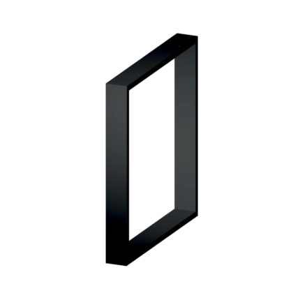 Ένα μαύρο μεταλλικό πόδι για βοηθητικό τραπεζάκι σαλονιού ύψους 45cm