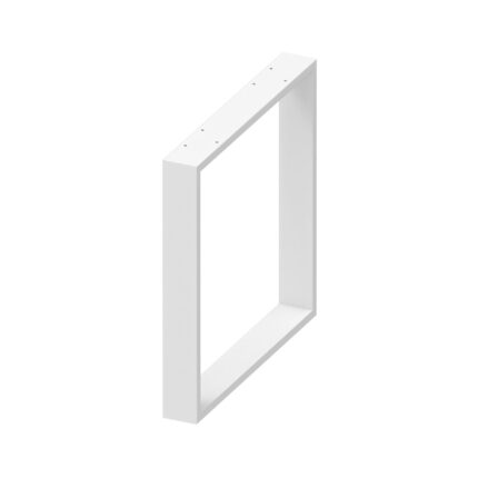 Ένα λευκό μεταλλικό πόδι για βοηθητικό τραπεζάκι σαλονιού ύψους 45cm