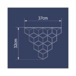 Ένα γραμμικό διαστασολόγιο ενός γεωμετρικού ραφιού