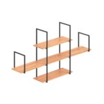 Σύστημα Ραφιών από Χάλυβα 35,0×109,2 – Μαύρο | Creative Home - Image 3