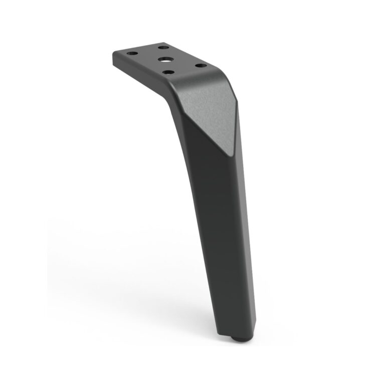 Μεταλλικό πόδι επίπλου 17 cm μαύρο ματ Creative Home A955-170B.